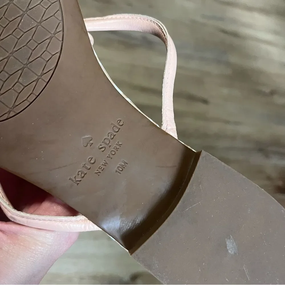 Kate Spade Pink Bow Sandals
